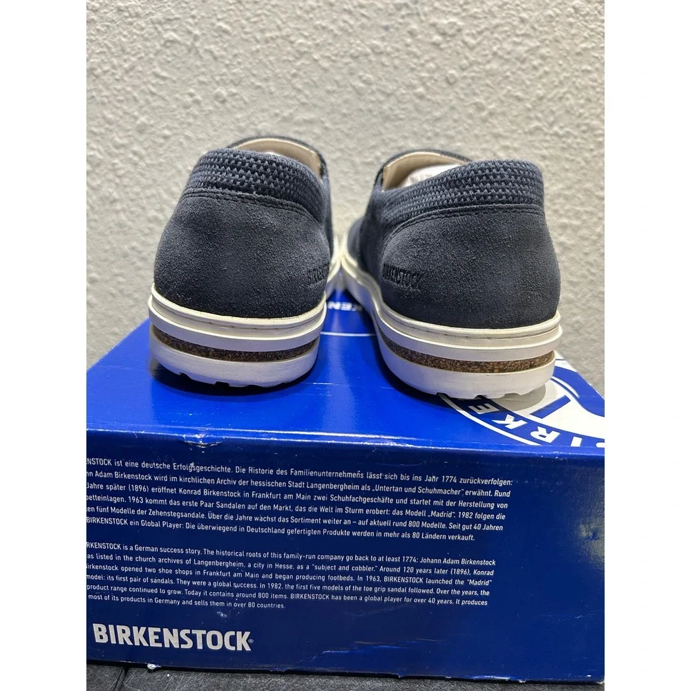 Birkenstock Oswego Textile Suede Midnight Blue EU 41 US M8 L10 Mens